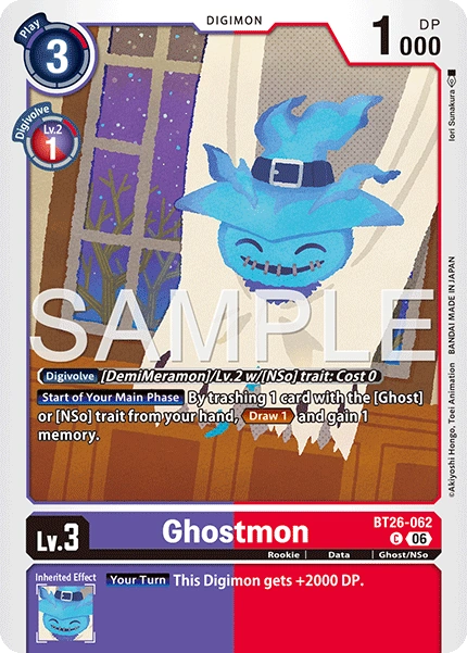 Ghostmon BT26-062 [ Inglese ]