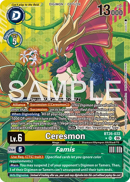 Ceresmon /  / Famis BT26-032 [ Inglese ]