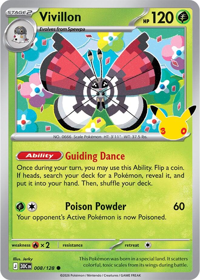 Vivillon - 30° Anniversario 008/128 [ Italiano / Inglese ]