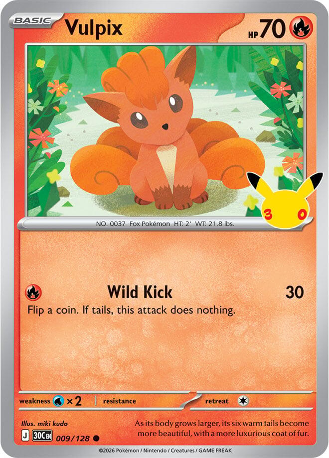 Vulpix - 30° Anniversario 009/128 [ Italiano ]