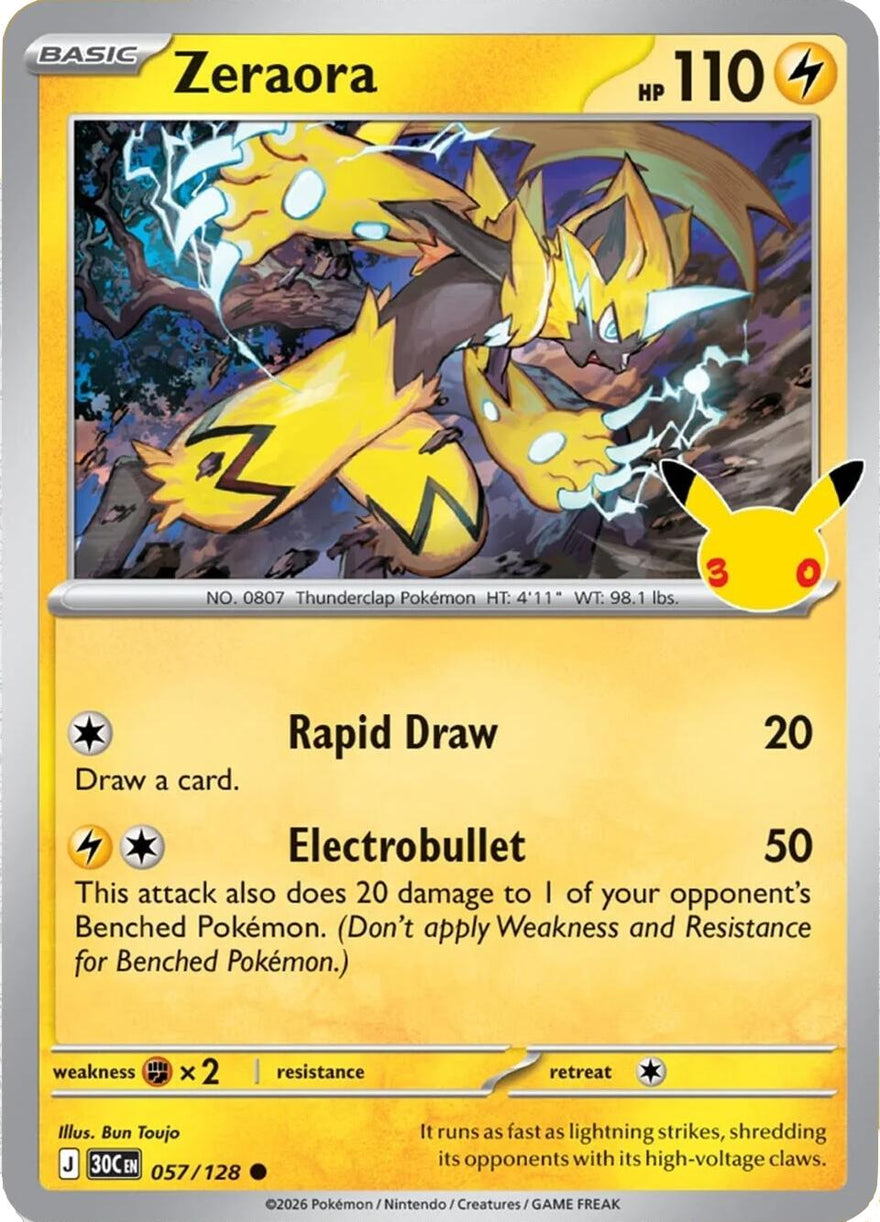 Zeraora - 30° Anniversario 057/128 [ Italiano ]