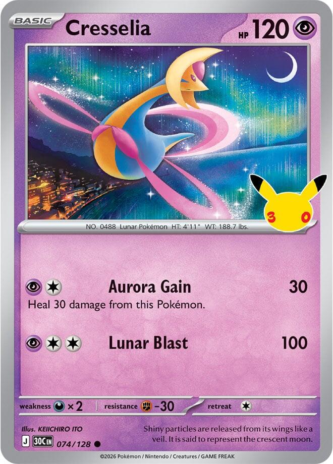 Cresselia - 30° Anniversario 074/128 [ Italiano / Inglese ]