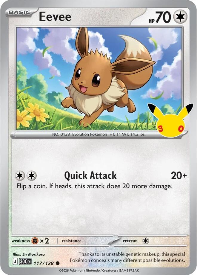 Eevee - 30° Anniversario 117/128 [ Italiano ]