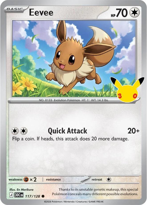 Eevee - 30° Anniversario 117/128 [ Italiano ]