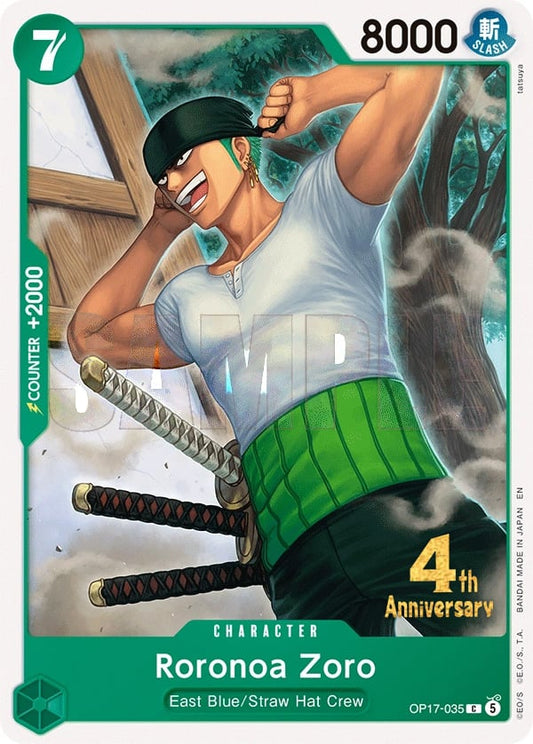 Roronoa Zoro OP17-035 [ Inglese / Giapponese ]