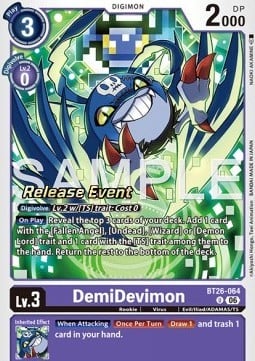 DemiDevimon BT26-064 [ Inglese ]