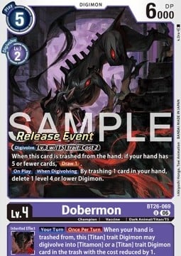 Dobermon BT26-069 [ Inglese ]