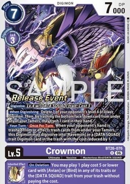 Crowmon BT26-076 [ Inglese ]