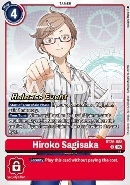 Hiroko Sagisaka BT26-088 [ Inglese ]