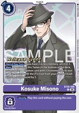 Kosuke Misono BT26-096 [ Inglese ]