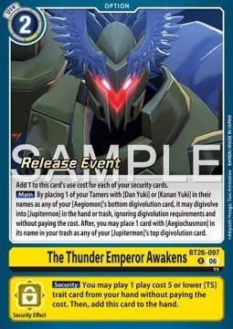 The Thunder Emperor Awakens BT26-097 [ Inglese ]