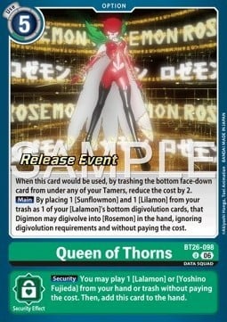 Queen of Thorns BT26-098 [ Inglese ]