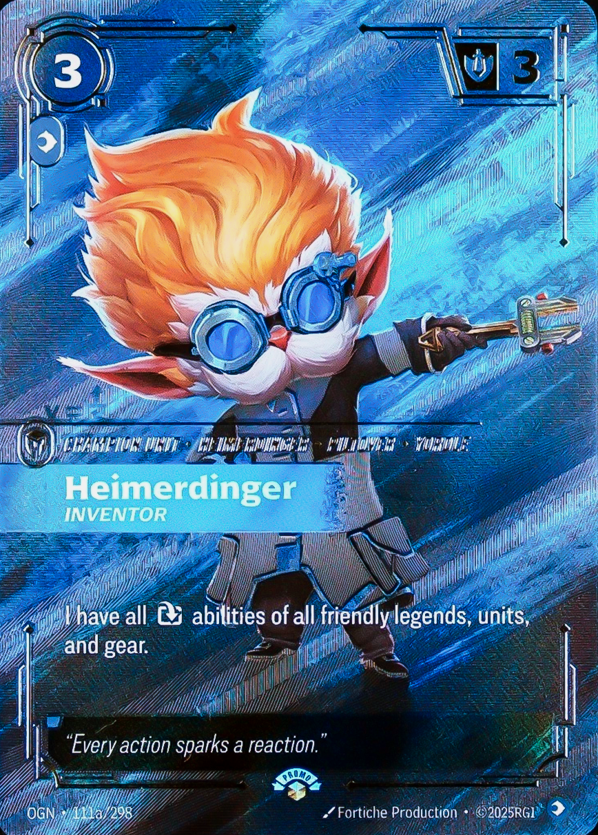 Heimerdinger - Inventor (Arcaneboxset) [ Inglese / Cinese Semplificato ]