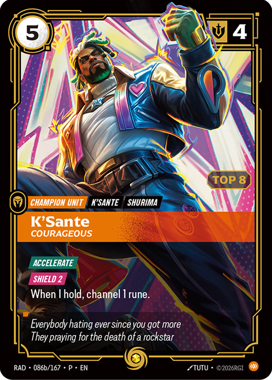 K'Sante - Courageous (Regionalchampionship) [ Inglese / Cinese Semplificato ]