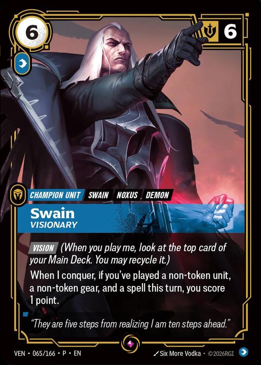 Swain - Visionary (Summoner Skirmish Participation) [ Inglese / Cinese Semplificato ]