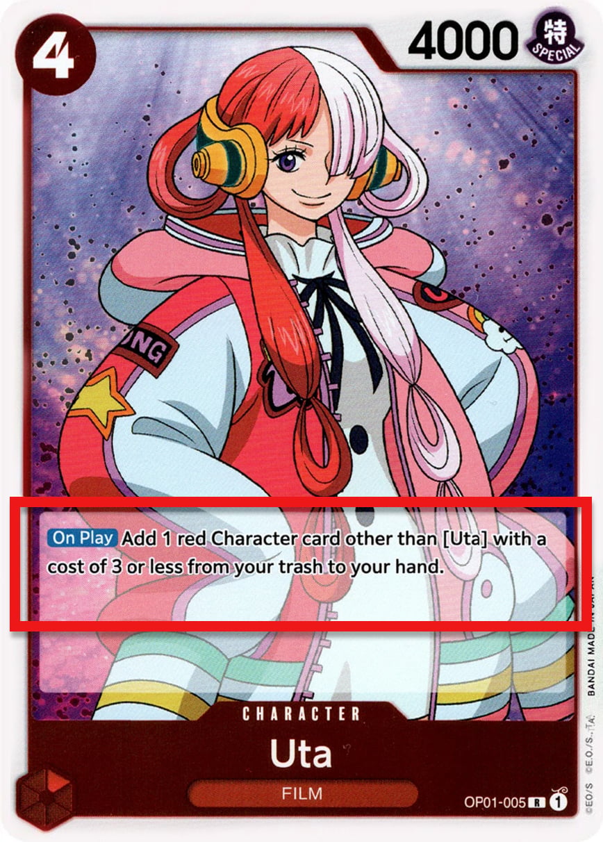 Uta OP01-005 [ Inglese / Giapponese ]