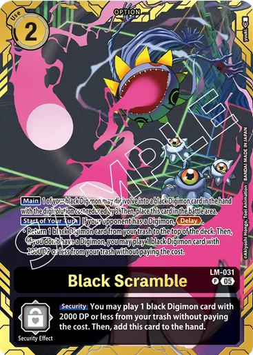 Black Scramble LM-031
