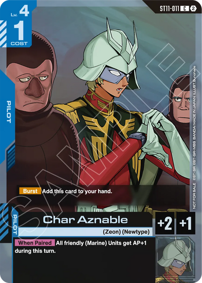 Char Aznable ST11-011 [ Inglese ]