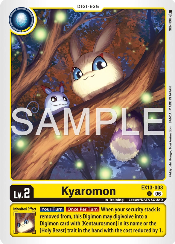 Kyaromon EX13-003 [ Inglese ]