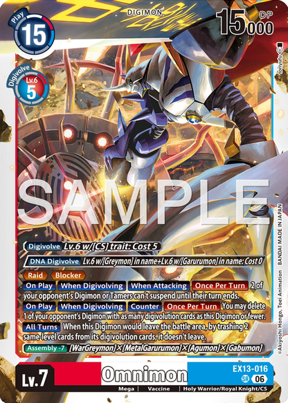 Omnimon EX13-016 [ Inglese ]