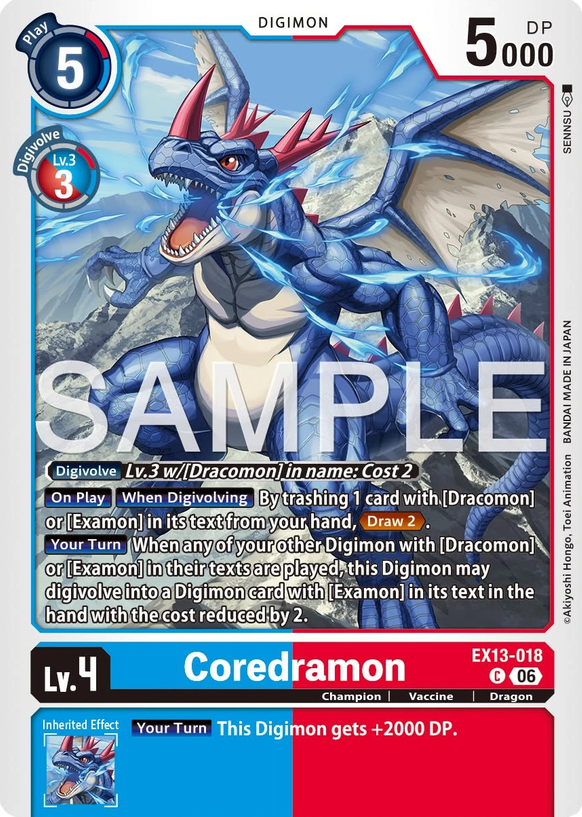 Coredramon EX13-018 [ Inglese ]