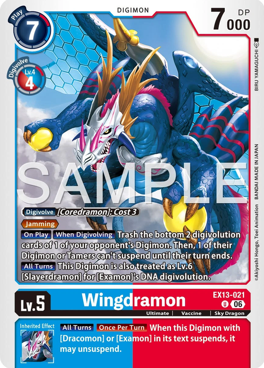 Wingdramon EX13-021 [ Inglese ]