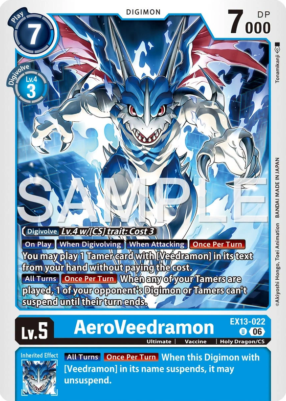 AeroVeedramon EX13-022 [ Inglese ]