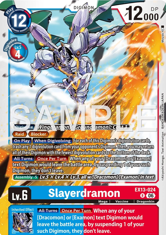 Slayerdramon EX13-024 [ Inglese ]