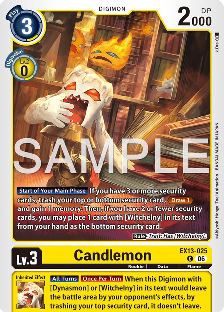Candlemon EX13-025 [ Inglese ]