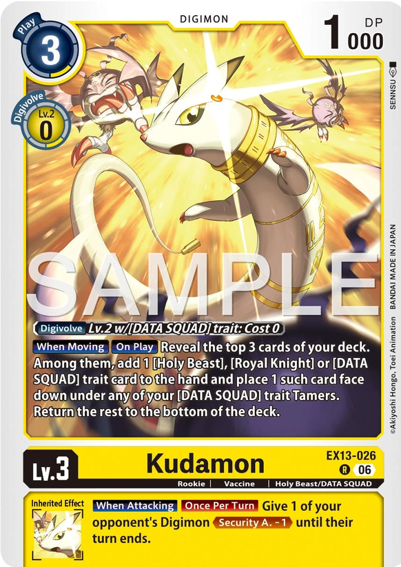 Kudamon EX13-026 [ Inglese ]