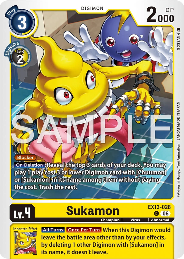 Sukamon EX13-028 [ Inglese ]