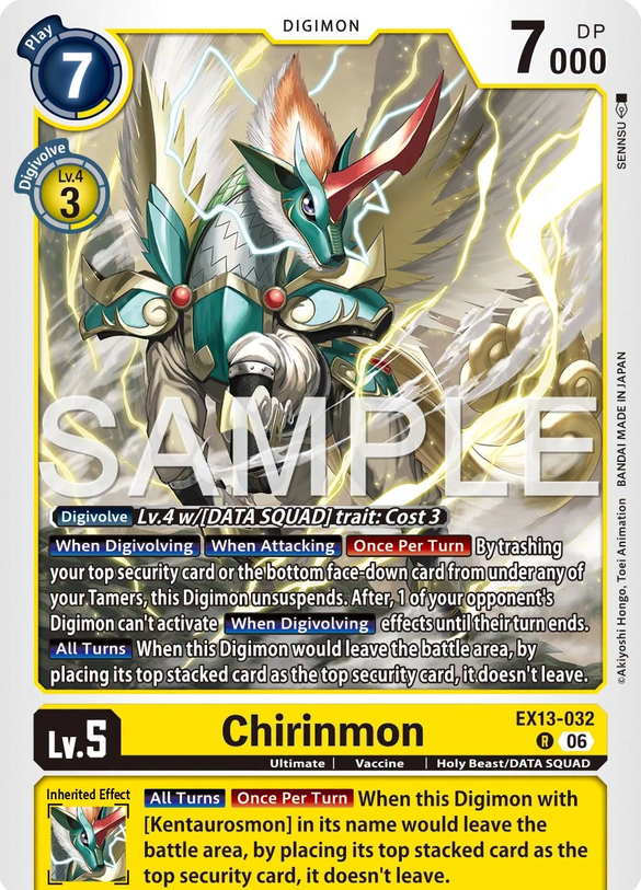 Chirinmon EX13-032 [ Inglese ]
