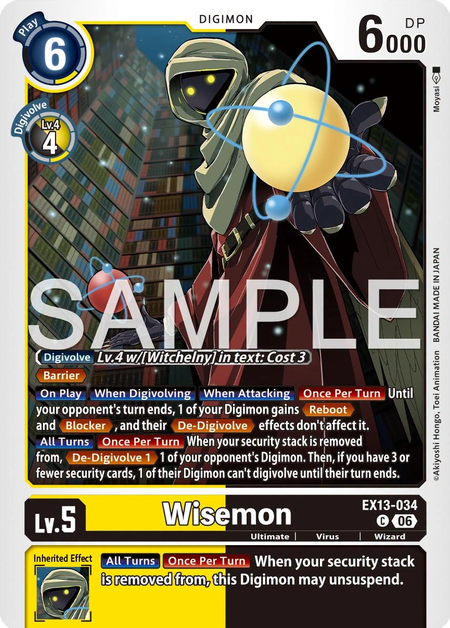 Wisemon EX13-034 [ Inglese ]