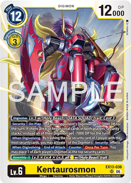 Kentaurosmon EX13-036 [ Inglese ]