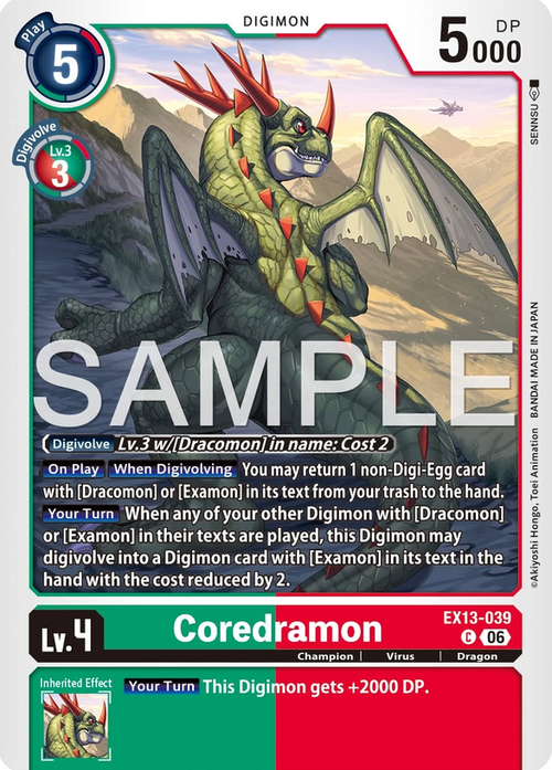 Coredramon EX13-039 [ Inglese ]