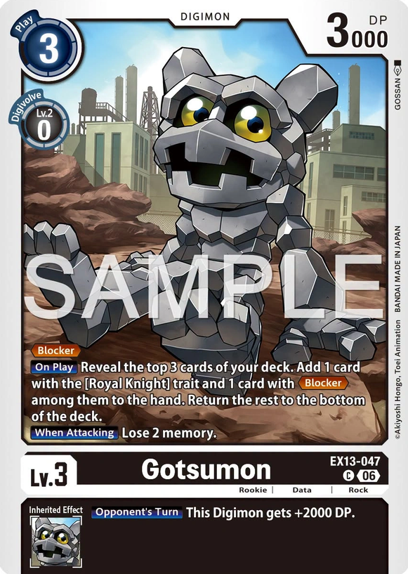 Gotsumon EX13-047 [ Inglese ]