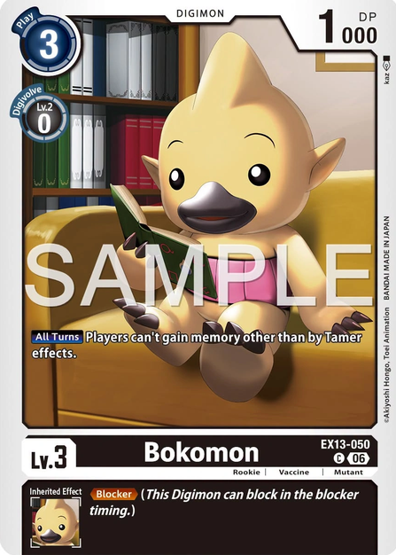 Bokomon EX13-050 [ Inglese ]