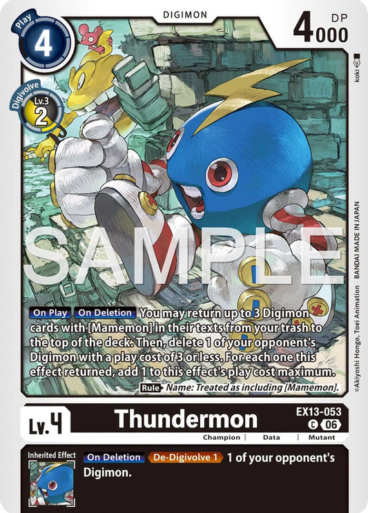 Thundermon EX13-053 [ Inglese ]