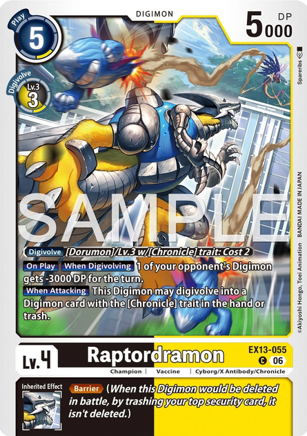 Raptordramon EX13-055 [ Inglese ]