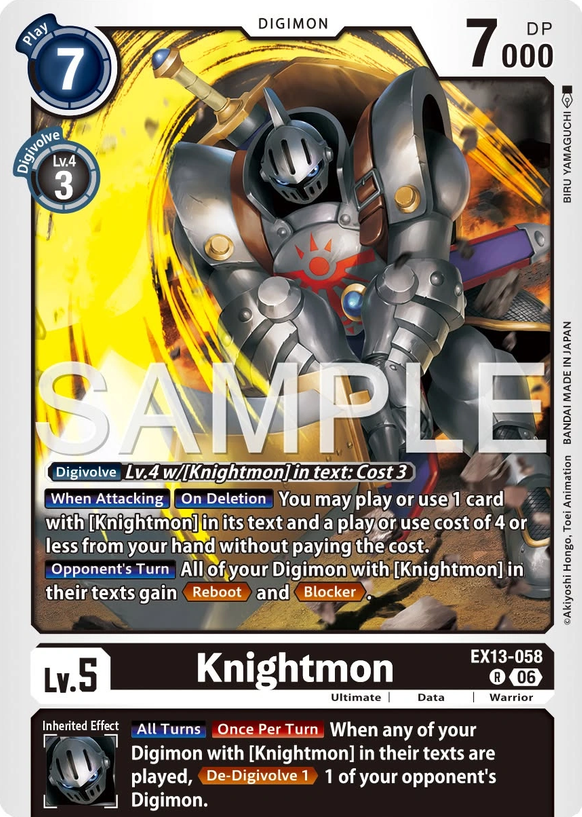 Knightmon EX13-058 [ Inglese ]