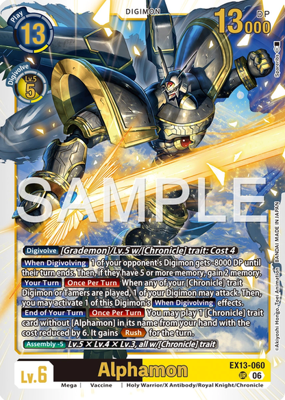 Alphamon EX13-060 [ Inglese ]
