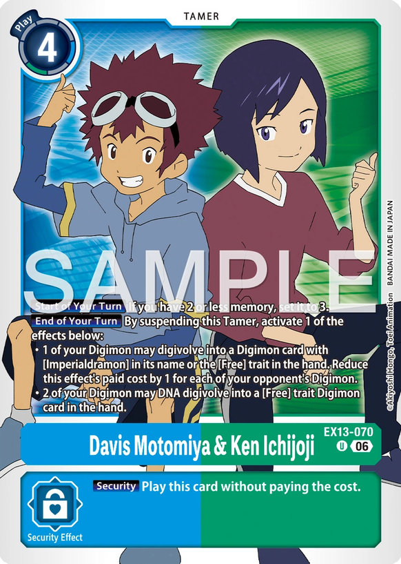 Davis Motomiya & Ken Ichijoji EX13-070 [ Inglese ]