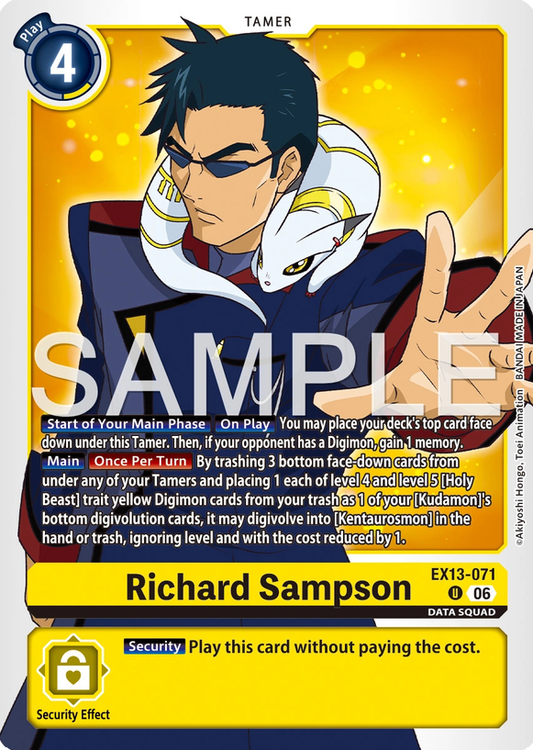 Richard Sampson EX13-071 [ Inglese ]