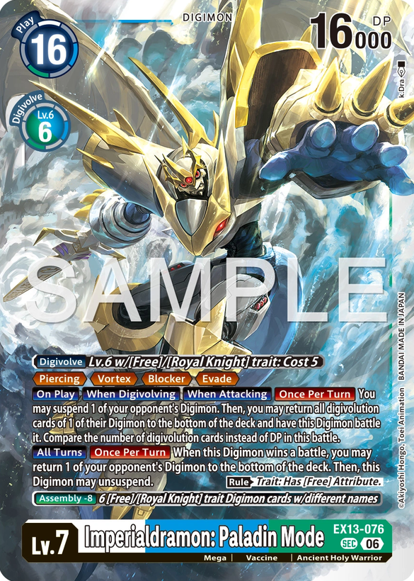 Imperialdramon : Paladin Mode EX13-076 [ Inglese ]