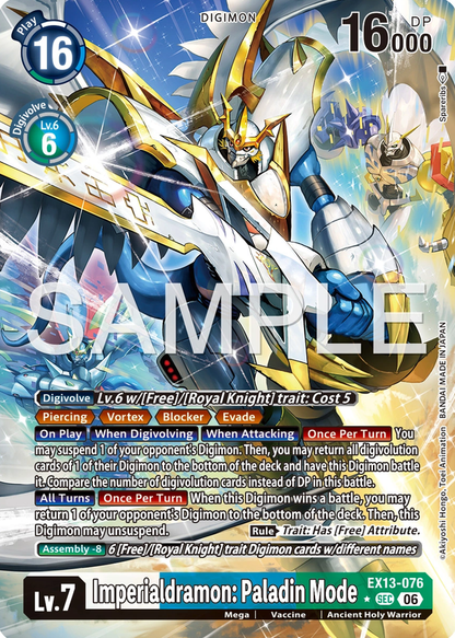 Imperialdramon : Paladin Mode EX13-076 [ Inglese ]