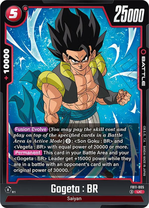 Gogeta : BR FB11-005 [ Inglese / Giapponese ]