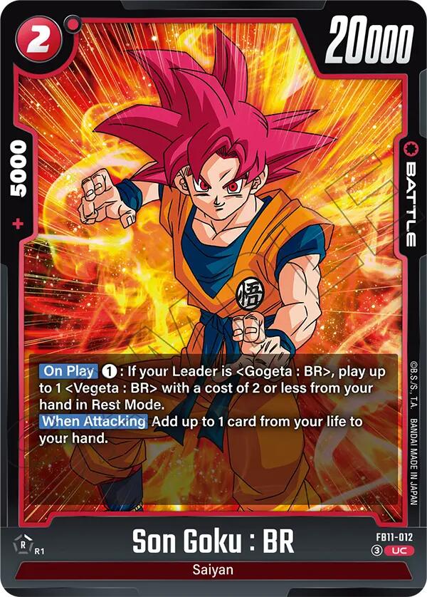 Son Goku : BR FB11-012 [ Inglese / Giapponese ]
