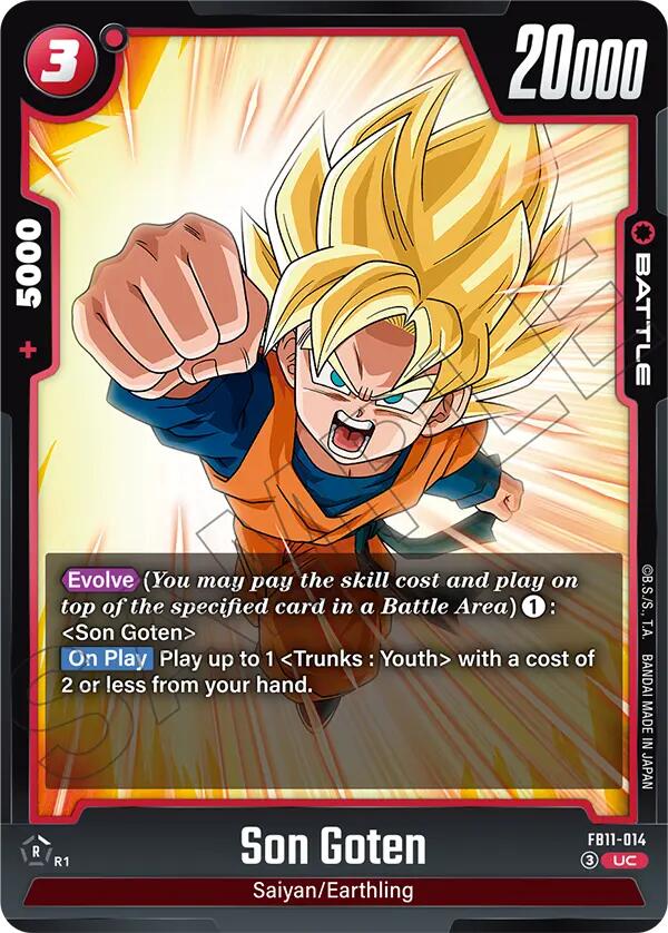 Son Goten FB11-014 [ Inglese / Giapponese ]