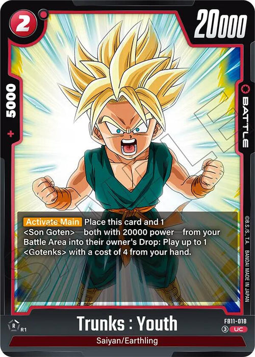 Trunks : Youth FB11-018 [ Inglese / Giapponese ]