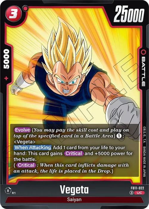 Vegeta FB11-022 [ Inglese / Giapponese ]